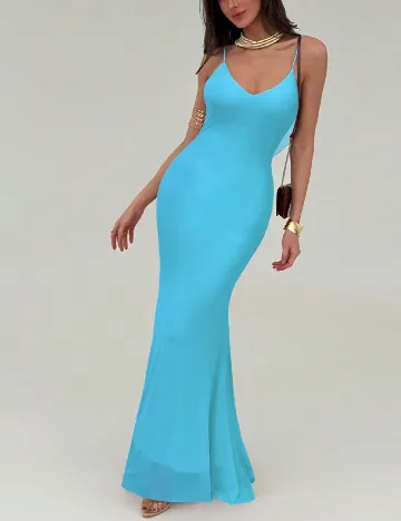 Rochie lunga SHEIN, albastru