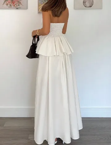 Rochie lunga SHEIN, ecru