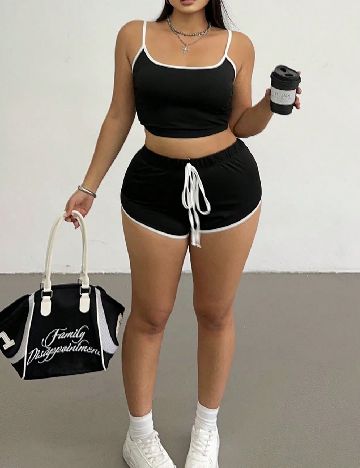 Compleu SHEIN CURVE, negru