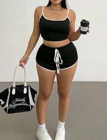 Compleu SHEIN CURVE, negru