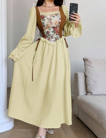 Rochie lunga SHEIN, galben