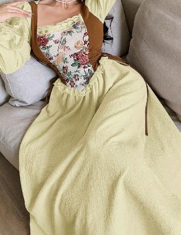 Rochie lunga SHEIN, galben