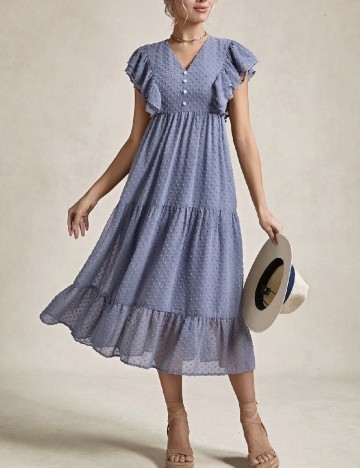 Rochie medie SHEIN, albastru