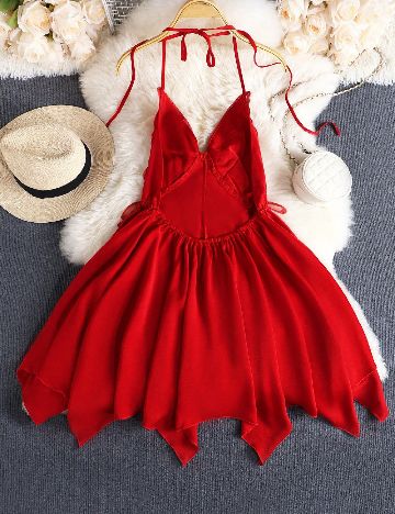 Rochie scurta SHEIN, rosu