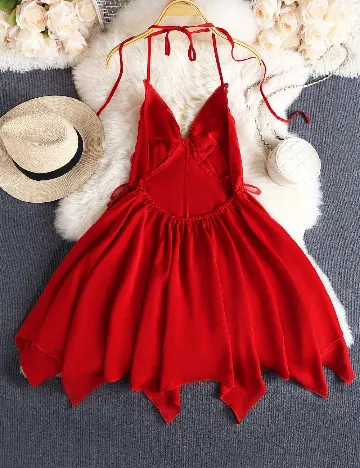 Rochie scurta SHEIN, rosu