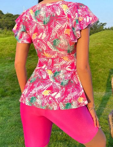 Costum de baie SHEIN, roz