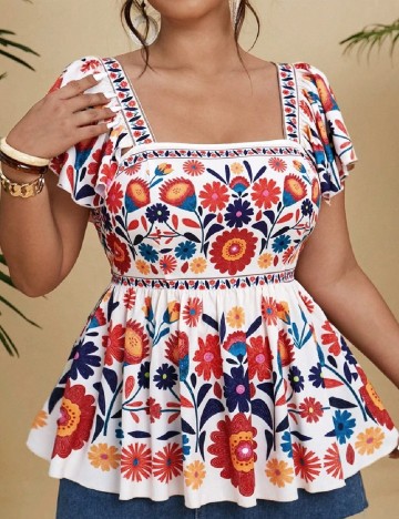 Bluza SHEIN CURVE, mix culori
