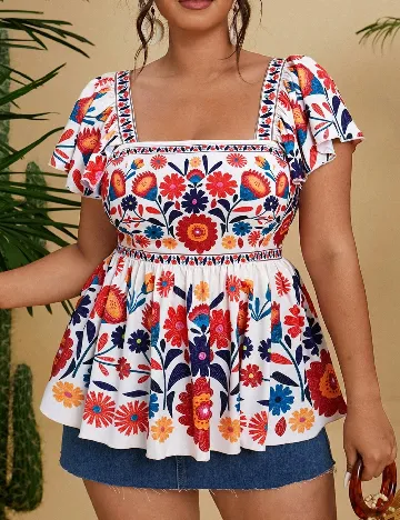 Bluza SHEIN CURVE, mix culori
