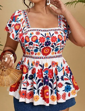 Bluza SHEIN CURVE, mix culori