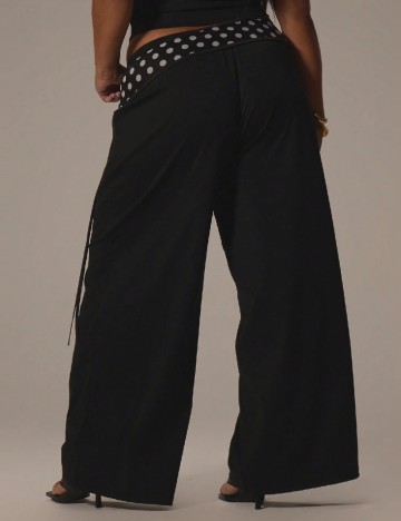 Pantaloni Musera Plus Size, negru