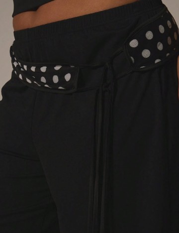 Pantaloni Musera Plus Size, negru