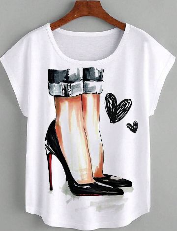 Tricou SHEIN, alb