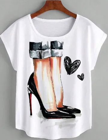 Tricou SHEIN, alb