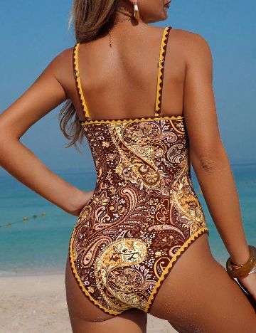 Costum de baie SHEIN, mix culori