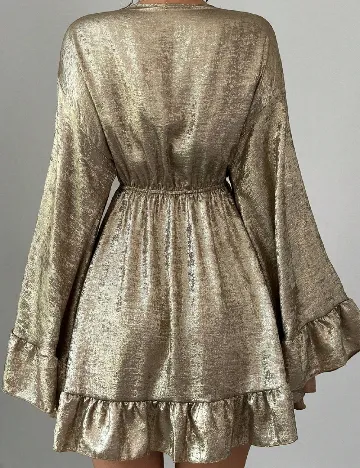 Rochie scurta SHEIN, auriu