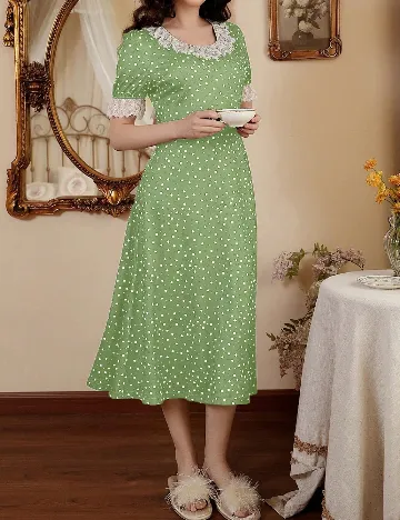 Rochie de noapte SHEIN, verde