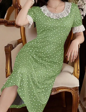 Rochie de noapte SHEIN, verde