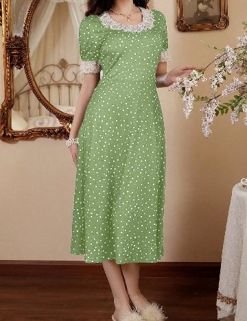 Rochie de noapte SHEIN, verde