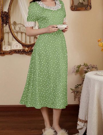 Rochie de noapte SHEIN, verde