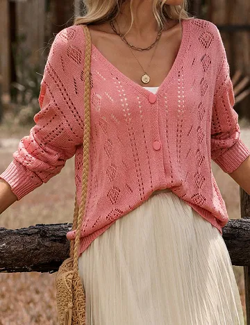 Cardigan SHEIN, roz