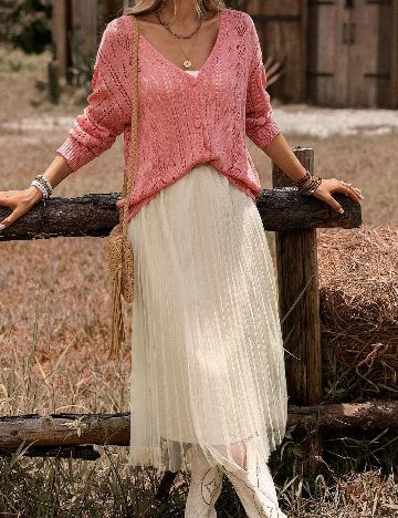 Cardigan SHEIN, roz