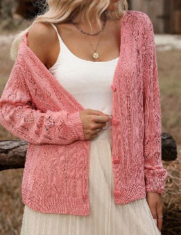 Cardigan SHEIN, roz