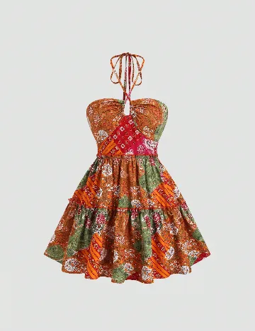 Rochie scurta SHEIN, mix culori