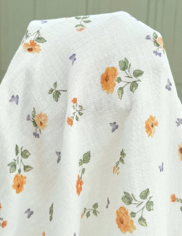 Rochie lunga SHEIN Maternity, alb