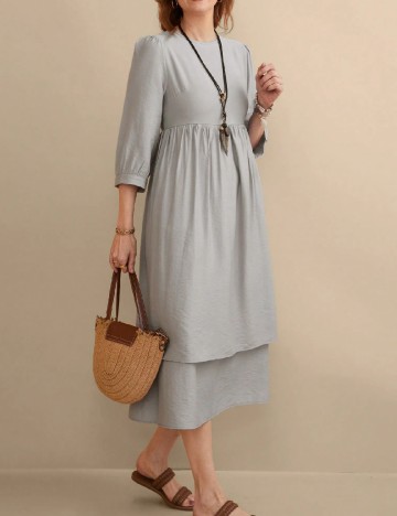 Rochie medie SHEIN, gri