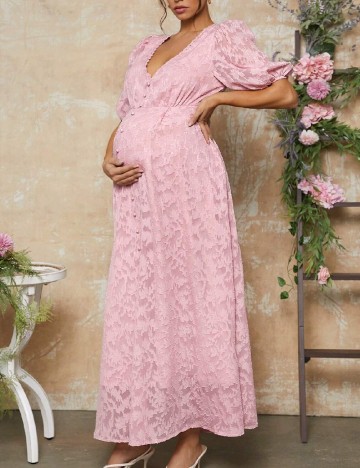 Rochie lunga SHEIN Maternity, roz