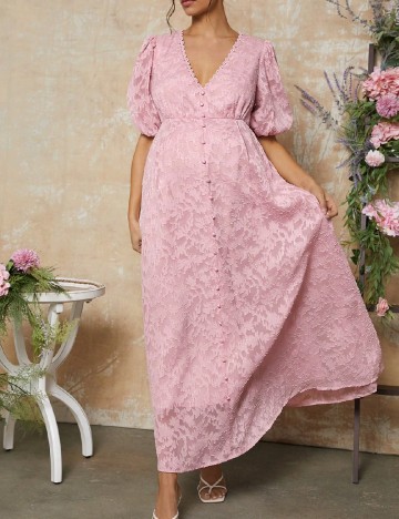 Rochie lunga SHEIN Maternity, roz