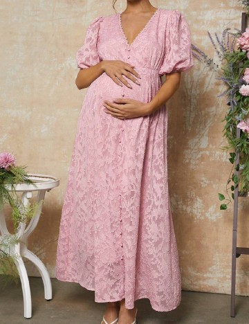 Rochie lunga SHEIN Maternity, roz