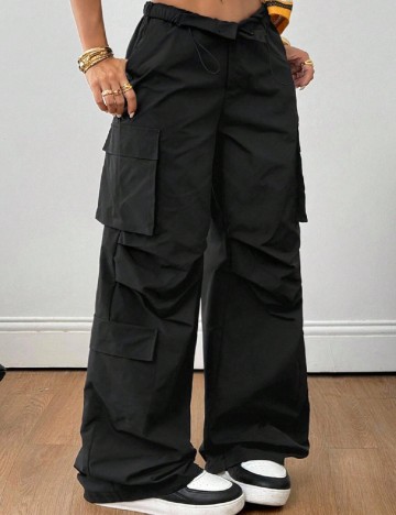 Pantaloni SHEIN, negru