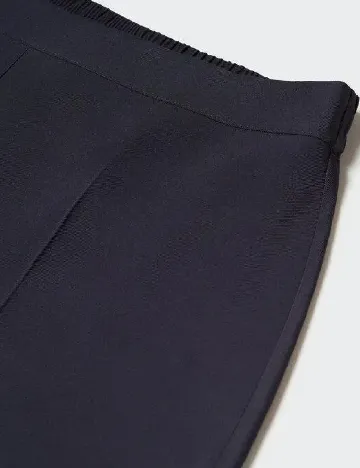 Pantaloni Mango, bleumarin inchis