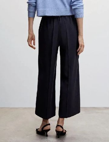 Pantaloni Mango, bleumarin inchis