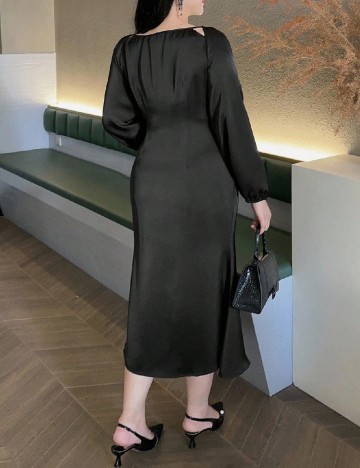 Rochie medie SHEIN CURVE, negru
