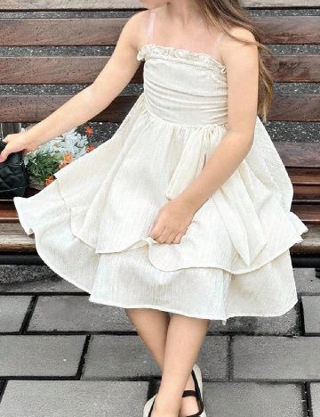 Rochie Shein Kids, crem