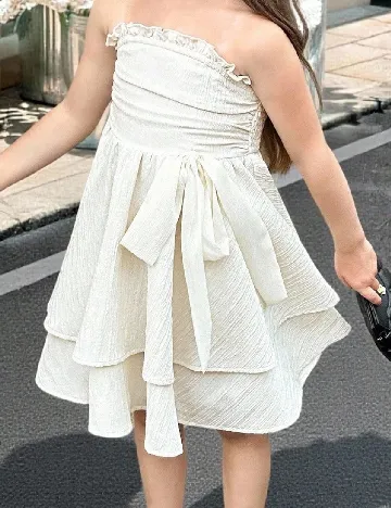 Rochie Shein Kids, crem
