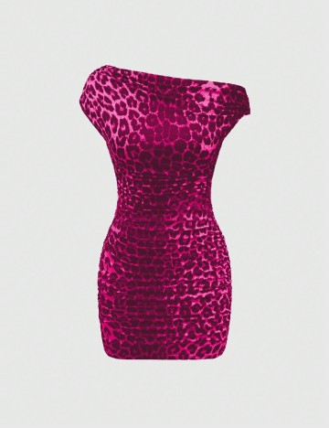 Rochie scurta Romwe, roz