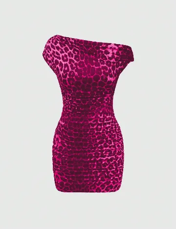 Rochie scurta Romwe, roz