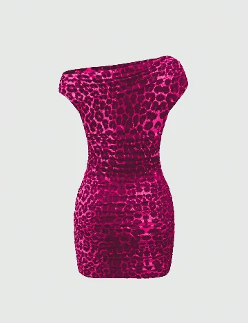 Rochie scurta Romwe, roz