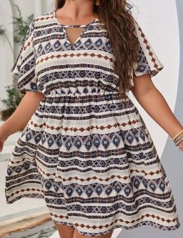 Rochie scurta SHEIN CURVE, mix culori