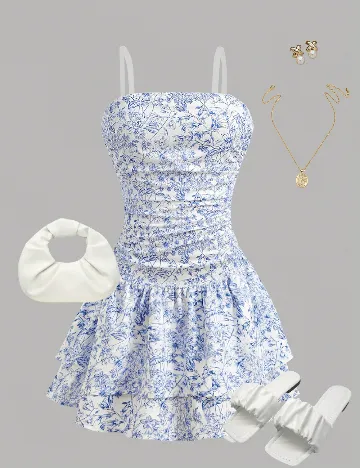 Rochie Shein Kids, albastru