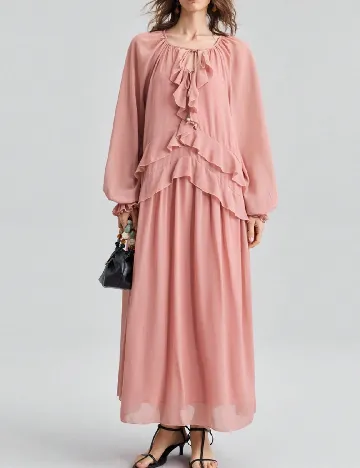 Rochie lunga SHEIN, roz