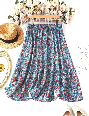 Fusta SHEIN CURVE, floral print