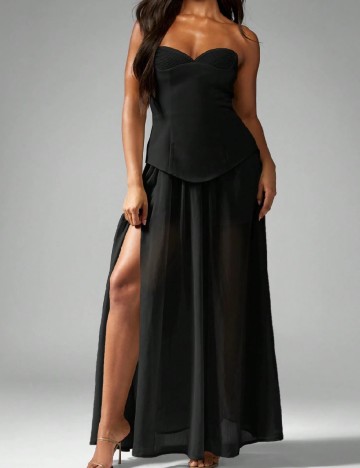 Rochie lunga Missguided, negru