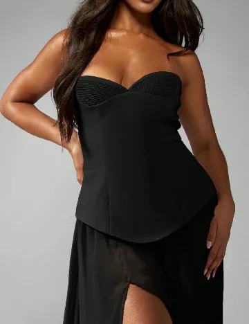Rochie lunga Missguided, negru