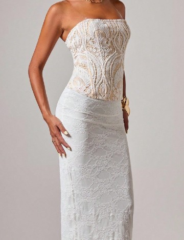 Corset SHEIN, crem