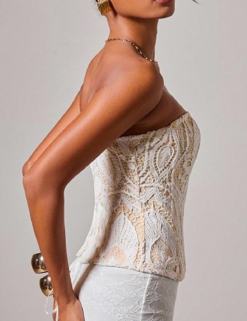 Corset SHEIN, crem