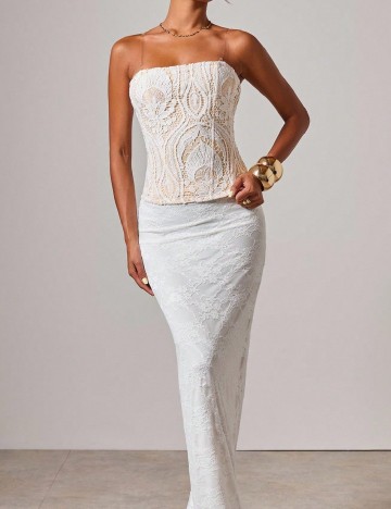 Corset SHEIN, crem